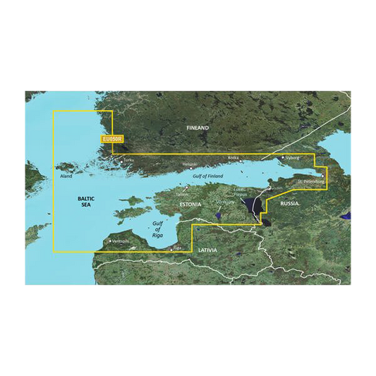 Garmin Gulfs of Finland and Riga Charts BlueChart g3 Vision | VEU050R | microSD/SD by Garmin