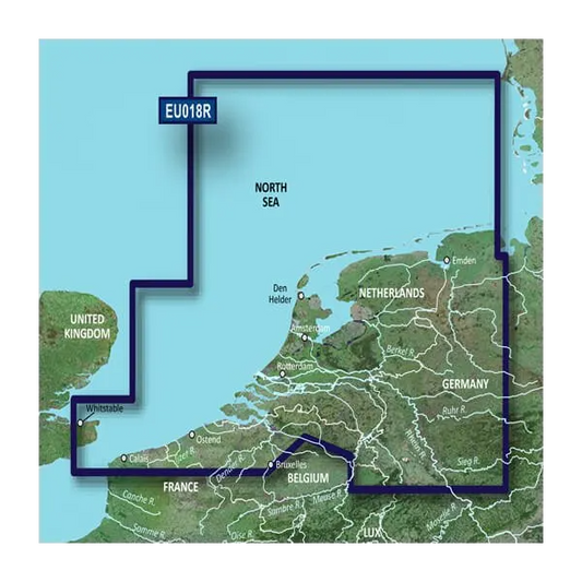 Garmin Benelux Charts BlueChart g3 | HXEU018R | microSD/SD (010-C0775-20) by Garmin