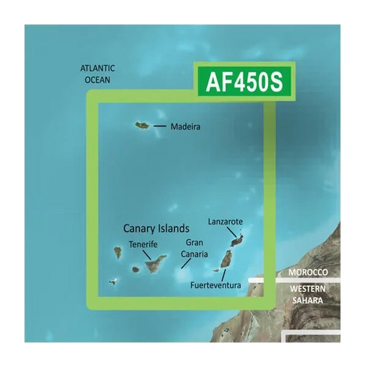 Garmin Madeira and Canary Islands Charts BlueChart g3 Vision | VAF450S | microSD/SD by Garmin