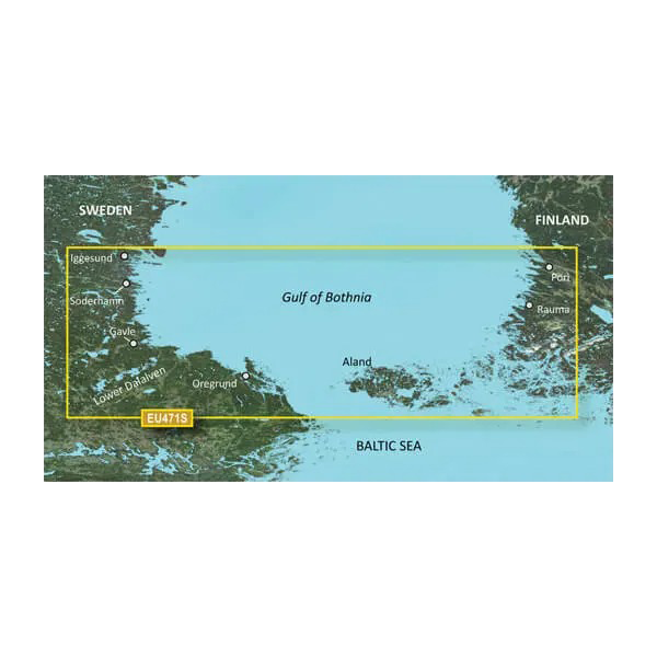 Garmin Gulf of Bothnia, South Charts BlueChart g3 Vision | VEU471S | microSD/SD by Garmin