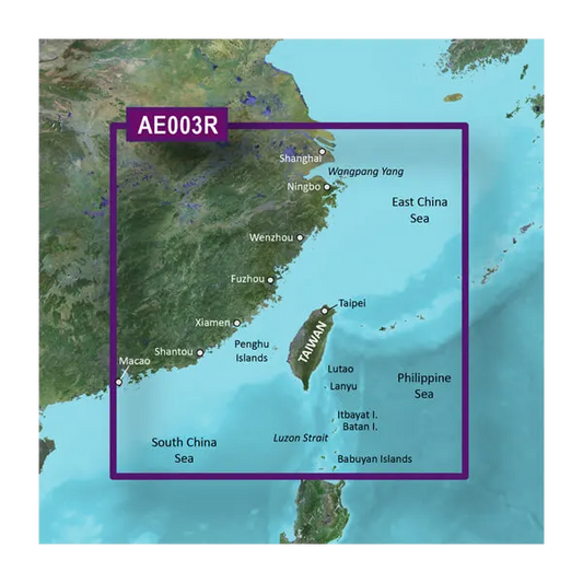 Garmin Taiwan Coastal Charts BlueChart g3 Vision | VAE003R | microSD/SD by Garmin