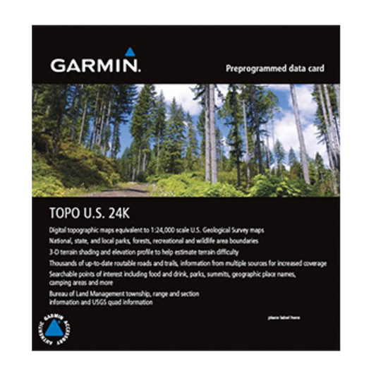 Garmin TOPO U.S. 24K West microSD Card by Garmin