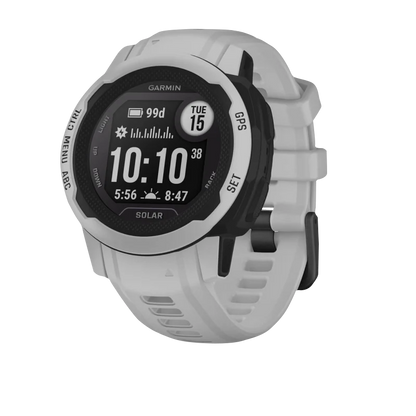 Garmin Instinct 2S Solar, Mist Gray (Garmin Certified Refurbished)