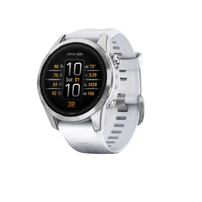 Garmin Epix Pro (Gen 2), 42 mm Standard Edition Silver with Whitestone Band (010-02802-00)