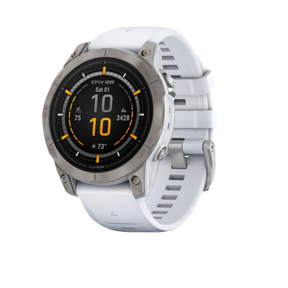 Garmin Epix Pro (Gen 2), 47 mm Sapphire Edition Titanium with Whitestone Band (010-02803-20)