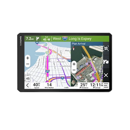 Garmin Dezl OTR820, 8 inch GPS Truck Navigator, (010-02925-00) offers essential navigation for truck drivers.