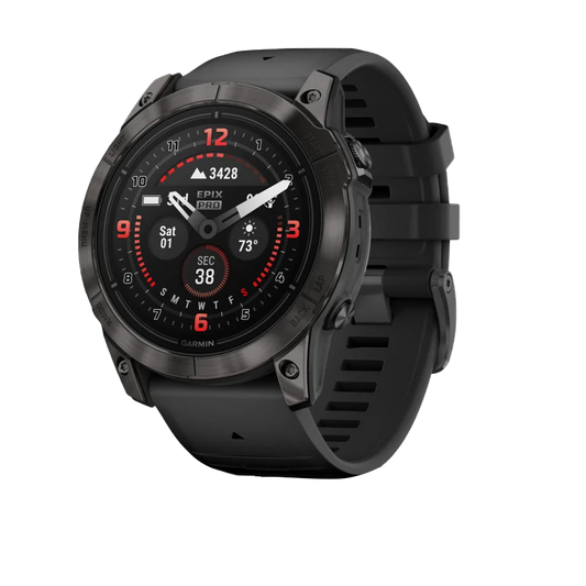 Garmin Epix Pro (Gen 2), 51 mm Sapphire Edition Carbon Gray DLC Titanium with Black Band (010-02804-00) by Garmin