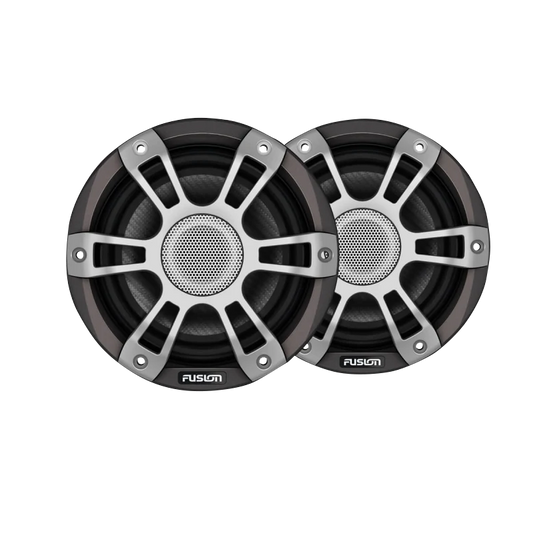 Garmin Fusion Signature Series 3i Marine Coaxial Speakers 6.5" 230-watt Coaxial Sports Gray Marine Speakers (Pair) (010-02771-21) by Garmin