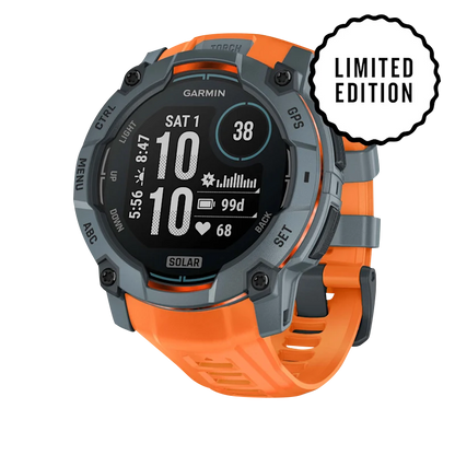 Garmin Instinct 3 Solar, (50mm) Twilight with Solstice Band (010-02935-01)