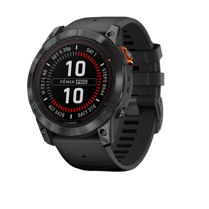 Garmin Fenix 7X Pro Solar, Slate Gray with Black Band (010-02778-00)