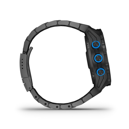 Garmin Descent Mk2i, Titanium Carbon Gray DLC with Black Band, Marine Smartwatch for Divers (010-02132-01)