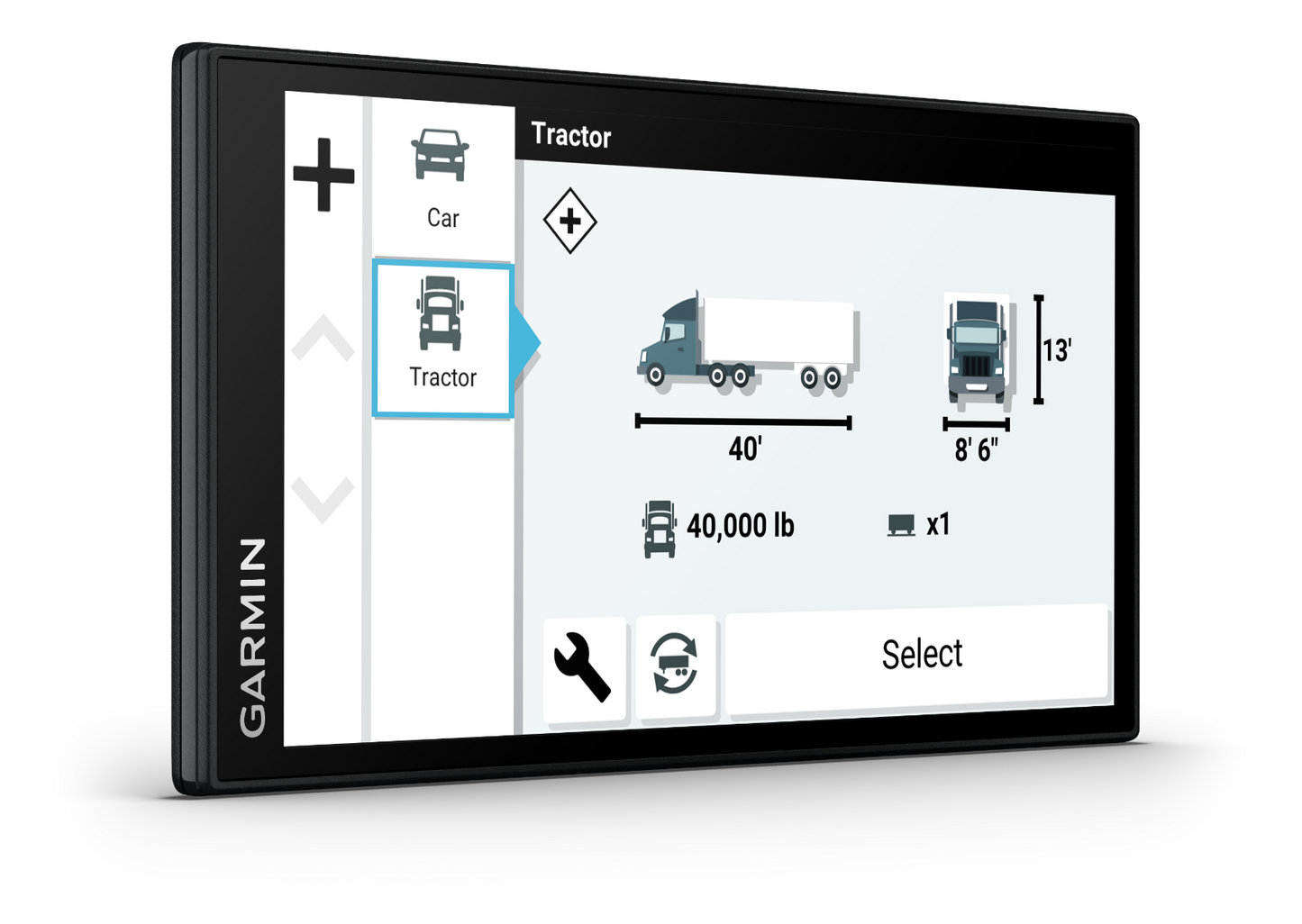 Garmin Dezl OTR610, Trucking GPS Navigator with 6-inch Screen (010-02738-00)