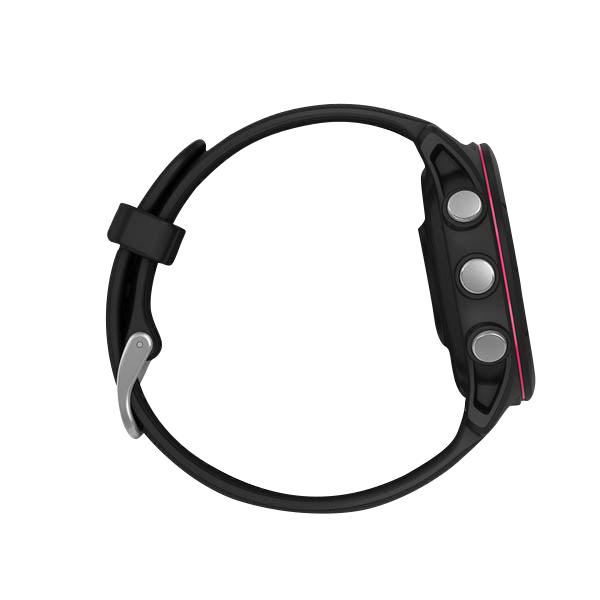 Garmin Forerunner 255S Music, Black/Red, GPS Running Smartwatch (Garmin Certified Refurbished)