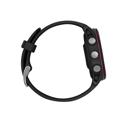Garmin Forerunner 255S Music, Black/Red, GPS Running Smartwatch (Garmin Certified Refurbished)