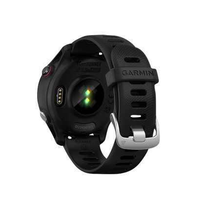 Garmin Forerunner 255S Music, Black/Red, GPS Running Smartwatch (Garmin Certified Refurbished)