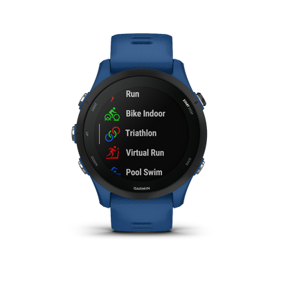 Garmin Forerunner 255, Tidal Blue, Premium Fitness GPS Smartwatch for Runners (010-02641-01)