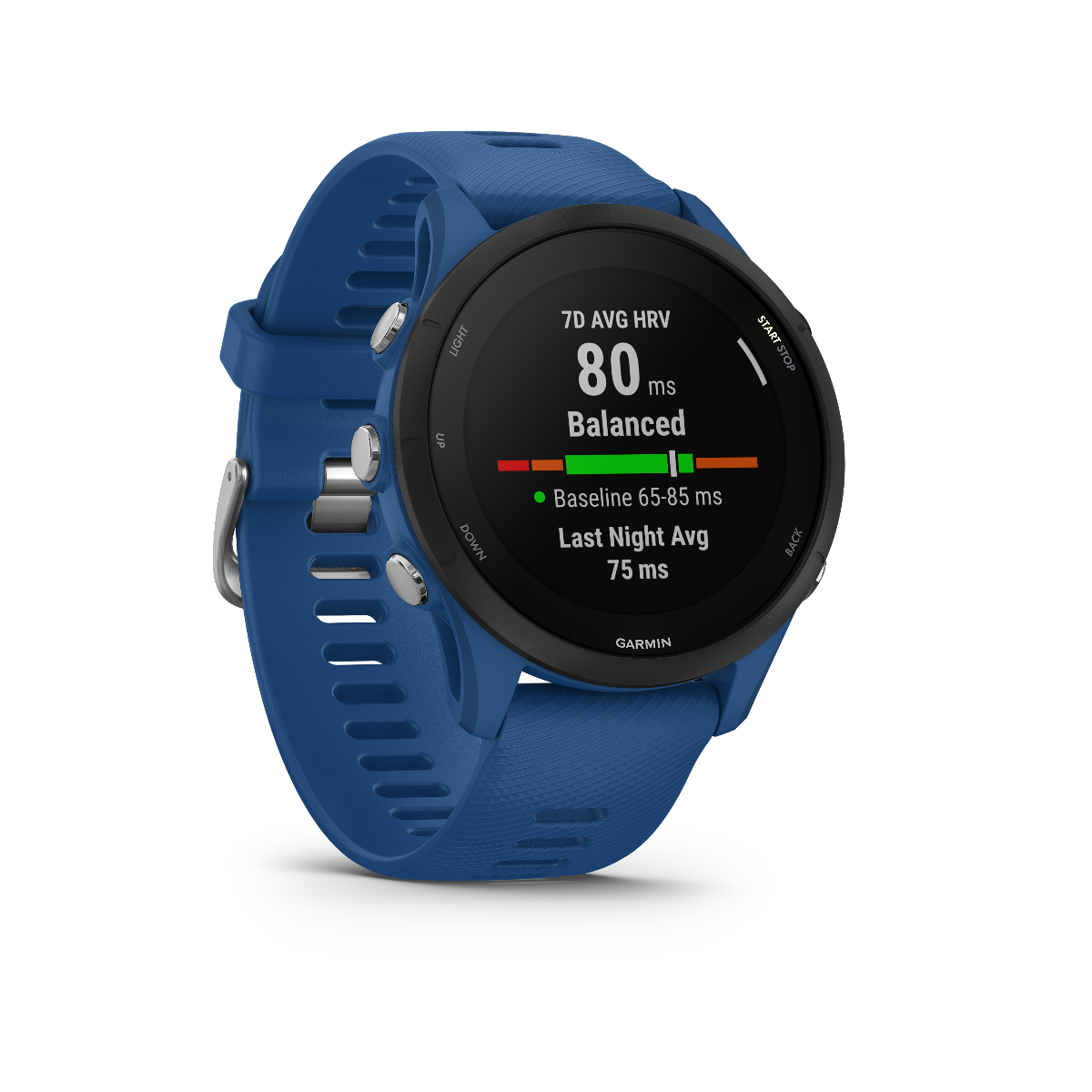 Garmin Forerunner 255, Tidal Blue, Premium Fitness GPS Smartwatch for Runners (010-02641-01)