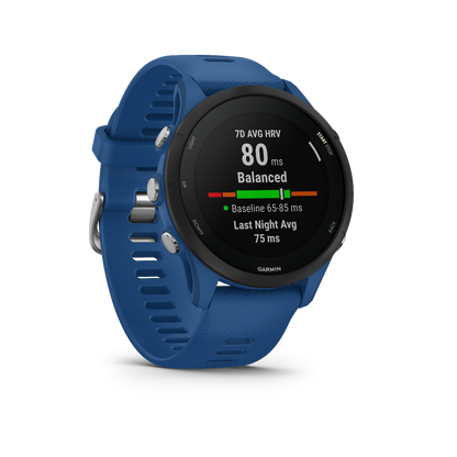 Garmin Forerunner 255, Tidal Blue, Premium Fitness GPS Smartwatch for Runners (010-02641-01)