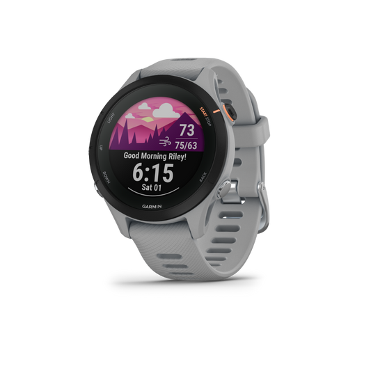 Garmin Forerunner 255S, Powder Gray, Premium Fitness GPS Smartwatch for Runners (010-02641-02) by Garmin