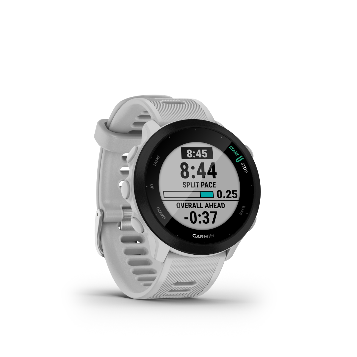 Garmin Forerunner 55, White, GPS Fitness Smartwatch (Garmin Certified Refurbished)