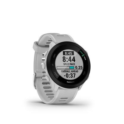 Garmin Forerunner 55, White, GPS Fitness Smartwatch (Garmin Certified Refurbished)