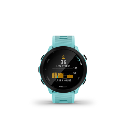 Garmin Forerunner 55 Aqua, GPS Fitness Smartwatch (Garmin Certified Refurbished)