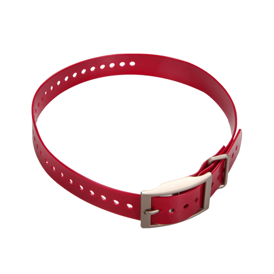 Garmin 1-inch Collar Strap, Red with Square Buckle (010-11892-02) by Garmin