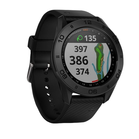 Garmin Approach S60, Black, Golf GPS Smartwatch & Rangefinder (010-01702-00) by Garmin