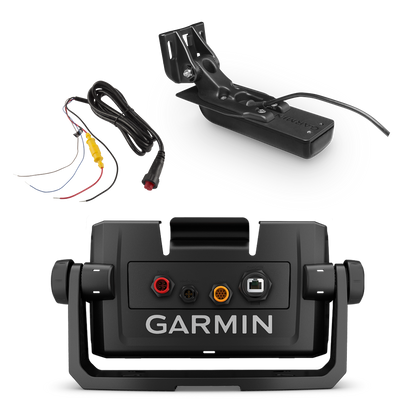 Garmin ECHOMAP UHD 6Xcv Boat Kit, Includes GT24HW-TM Transducer, Power Cable and Cradle (020-00200-20)