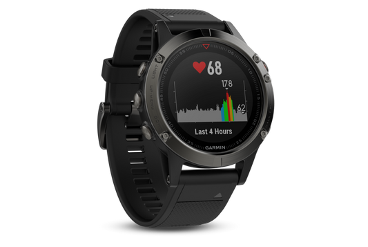 Garmin Fenix 5 Slate Gray w/ Black Band (010-01688-00) by Garmin