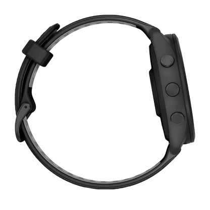 Garmin Forerunner 265, Black Bezel/Case with Black/Powder Gray Band, Fitness GPS Smartwatch for Runners (010-02810-00)