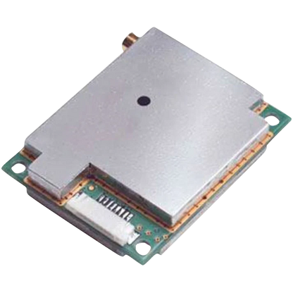 Garmin GPS 15xH-W sensor module with metal shield, green PCB, white connector