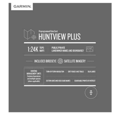 Garmin Huntview Plus Map New Hampshire + Vermont MicroSD Card (010-12689-02)