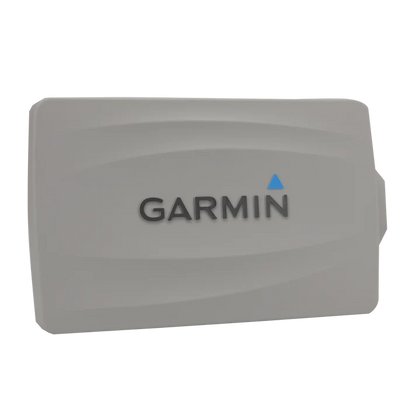 Protective cover for GPSMAP 800 Series by Garmin; white plastic shell with Garmin logo.