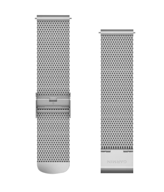 Garmin Quick Release Bands (20 mm) Silver Milanese (010-12924-23) by Garmin