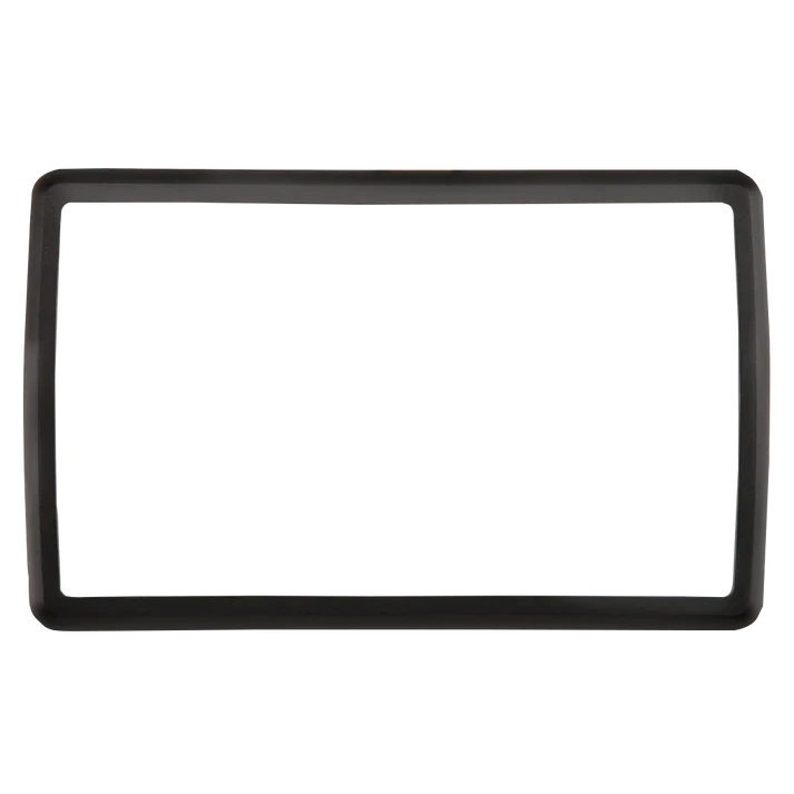 Garmin GPSMAP 1000 Series trim piece snap cover bezel, black plastic frame.