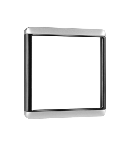 Garmin Trim snap piece cover - silver/black