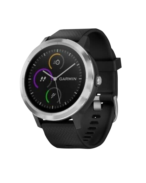 Garmin Vivoactive 3, Black/Stainless, GPS Smartwatch (Garmin Certified Refurbished)