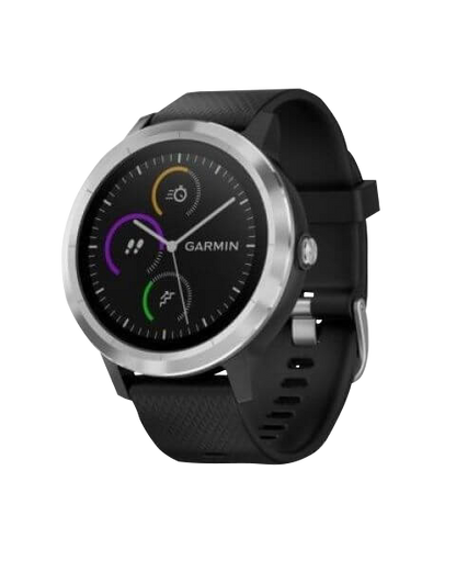 Garmin Vivoactive 3, Black/Stainless, GPS Smartwatch (Garmin Certified Refurbished)
