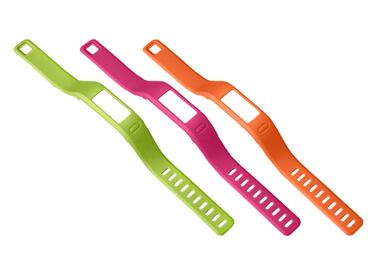 Garmin Vivofit Bands Small, Orange, Pink, & Green (010-12149-05) by Garmin