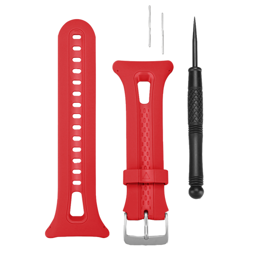 Garmin Watch Band, Large for Forerunner 10/15, Red (010-11251-49) by Garmin