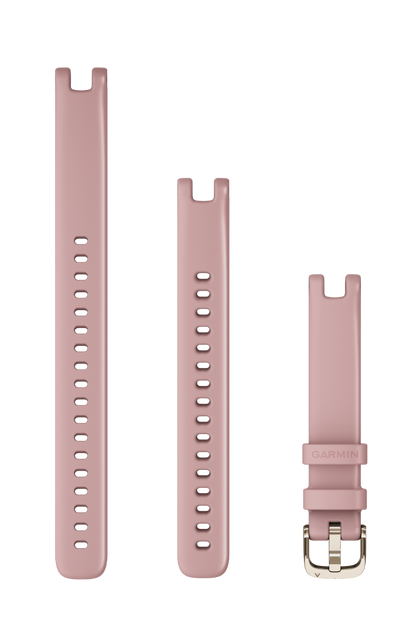 Garmin Lily Bands (14 mm) Dust Rose with Cream Gold Hardware (010-13068-04)
