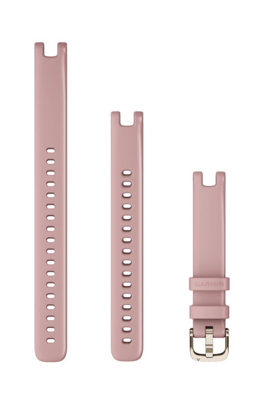 Garmin Lily Bands (14 mm) Dust Rose with Cream Gold Hardware (010-13068-04) by Garmin