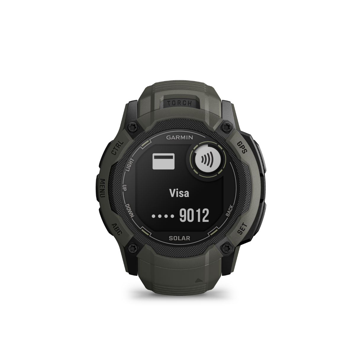 Garmin Instinct 2X Solar, Moss, Rugged GPS Smartwatch with Multi-Band GNSS, Built-in Flashlight, 24/7 Health Monitoring, and Unlimited Solar Battery Life (010-02805-15)