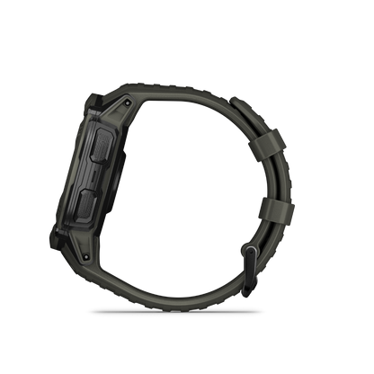 Garmin Instinct 2X Solar, Moss, Rugged GPS Smartwatch with Multi-Band GNSS, Built-in Flashlight, 24/7 Health Monitoring, and Unlimited Solar Battery Life (010-02805-15)