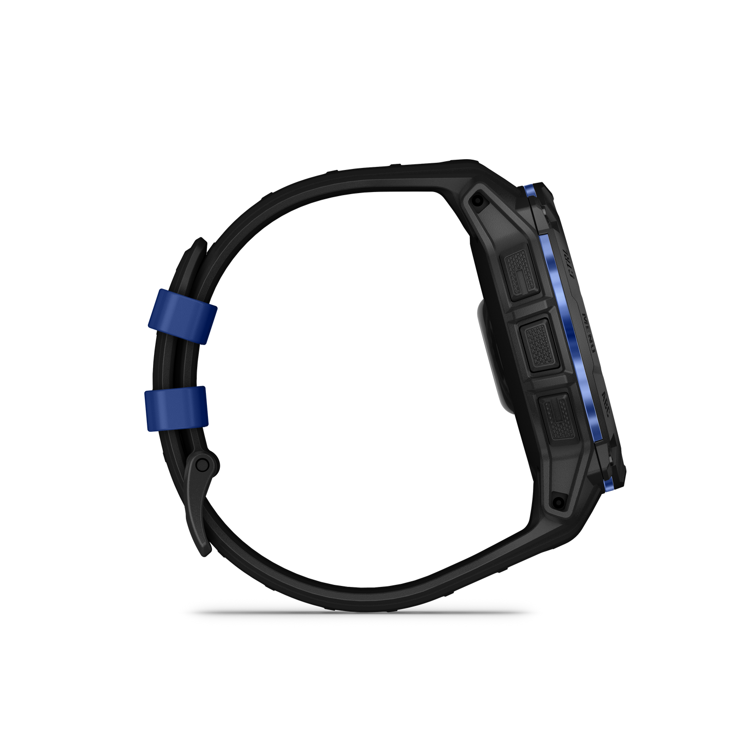 Garmin Instinct 3 AMOLED, (50mm) Black with Black/Bolt Blue Band (010-03020-03)