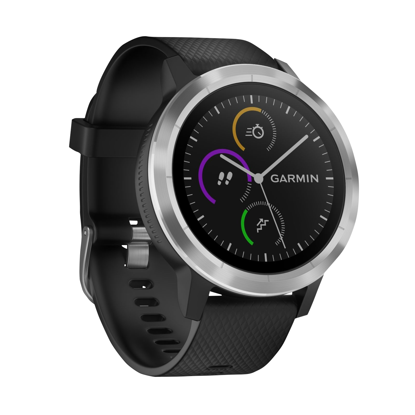 Garmin Vivoactive 3, Black/Stainless, GPS Smartwatch (Garmin Certified Refurbished)