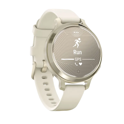 Garmin Lily 2 Active, Lunar Gold with Bone Silicone Band (010-02891-00)