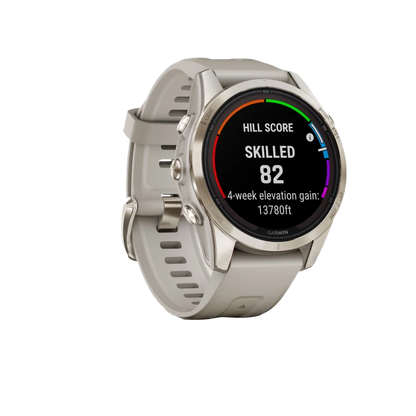 Garmin Fenix 7S Pro Sapphire Solar, Soft Gold with Light Sand Band (010-02776-14)