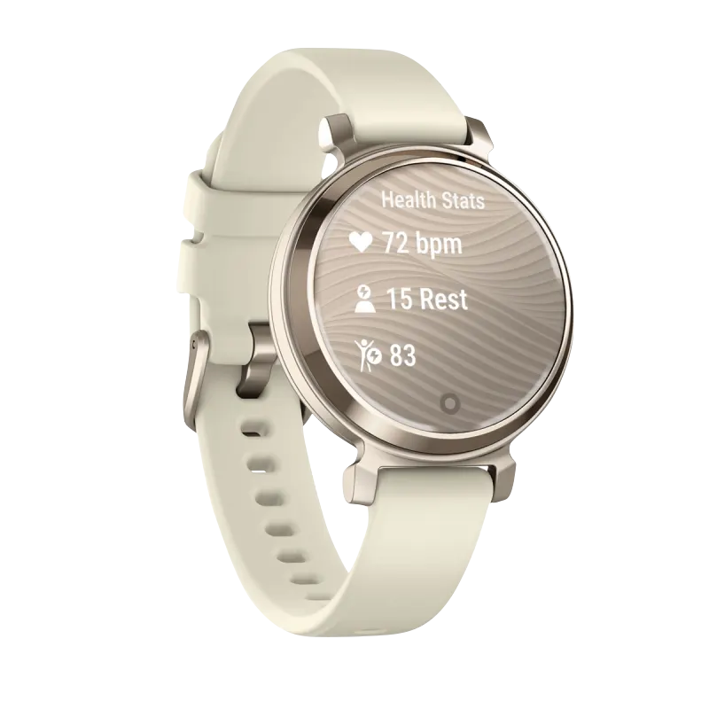 Garmin Lily 2, Cream Gold with Coconut Silicone Band (010-02839-00)